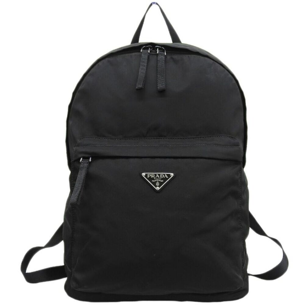 Prada Backpack In Nylon With Triangular Plate - image 1